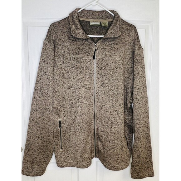 Other - Blue Stream Outdoor Full Zip Brown Speckled Jacket XL Atateks Jordan